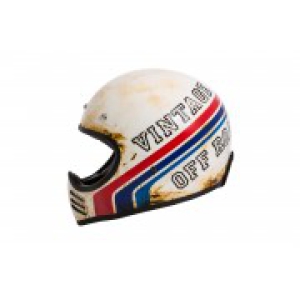 Motorradhelm Retro Crosshelm Premier Trophy MX Stripe