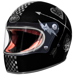 Motorradhelm Premier TROPHY Chrome-Edition
