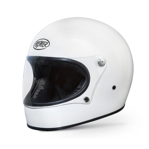 Motorradhelm Premier TROPHY - weiss glanz