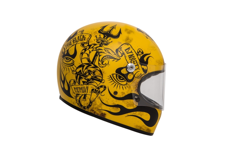 Motorradhelm - Premier - Trophy - Flame